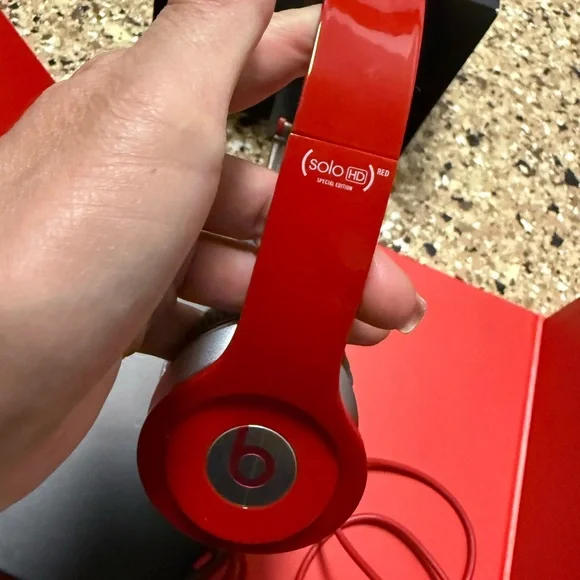 Beats Solo HD Red Special Edition Headphones - First Edition